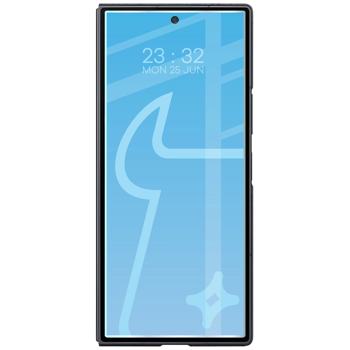 Phone with Bizon Glass Clear Duo applied for Samsung Galaxy Z Fold8 Ultra