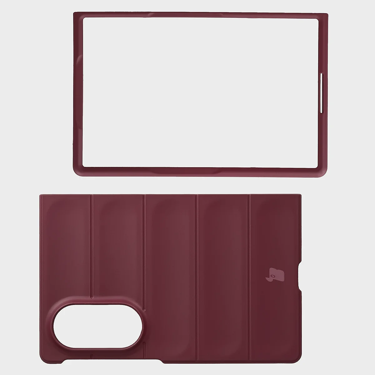 Wyściółka z mikrofibry, wyżłobienia na pleckach i wzmocnione narożniki w etui Bizon Case Tur do Galaxy Z Fold8