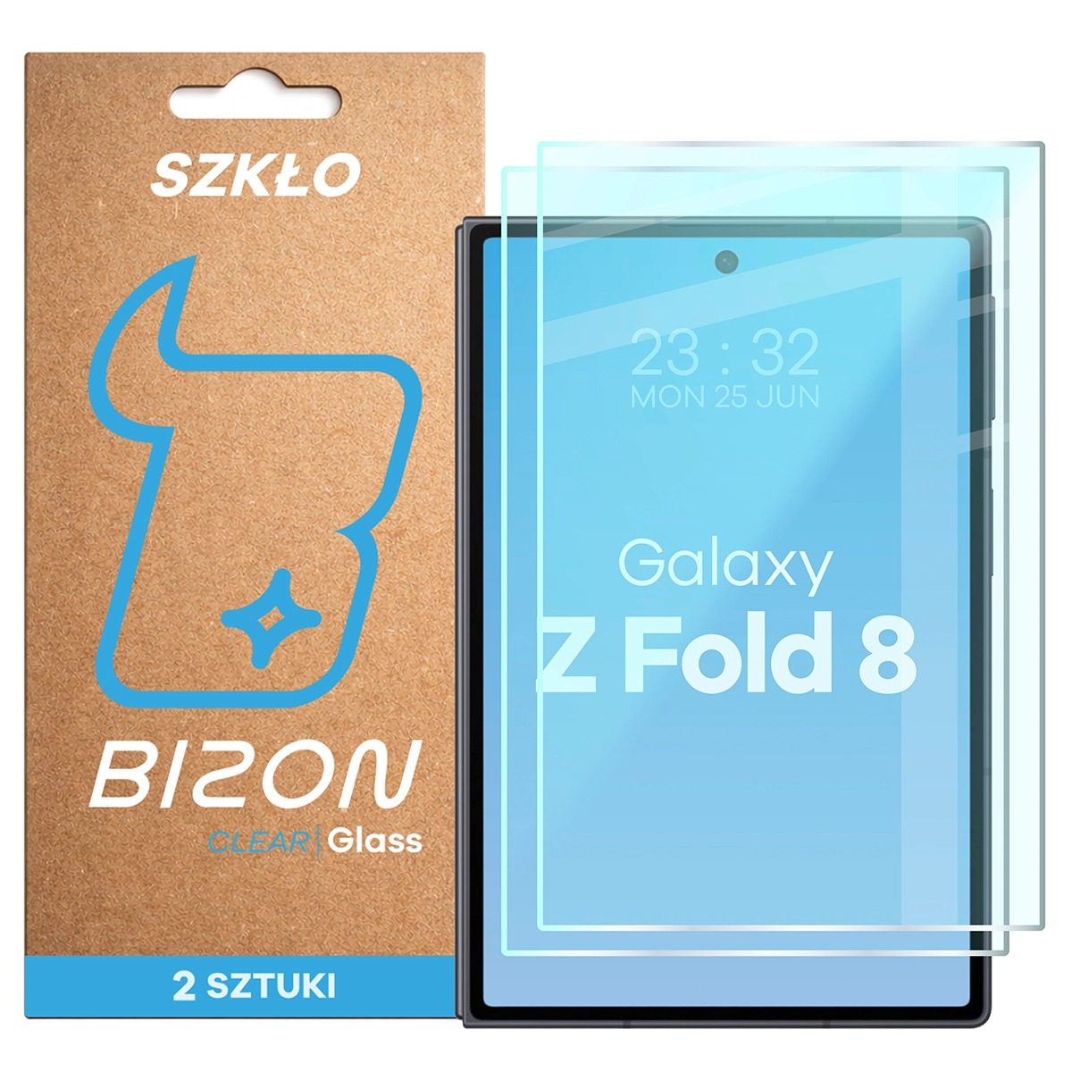 Szkło hartowane Bizon Glass Clear Duo do Samsung Galaxy Z Fold8