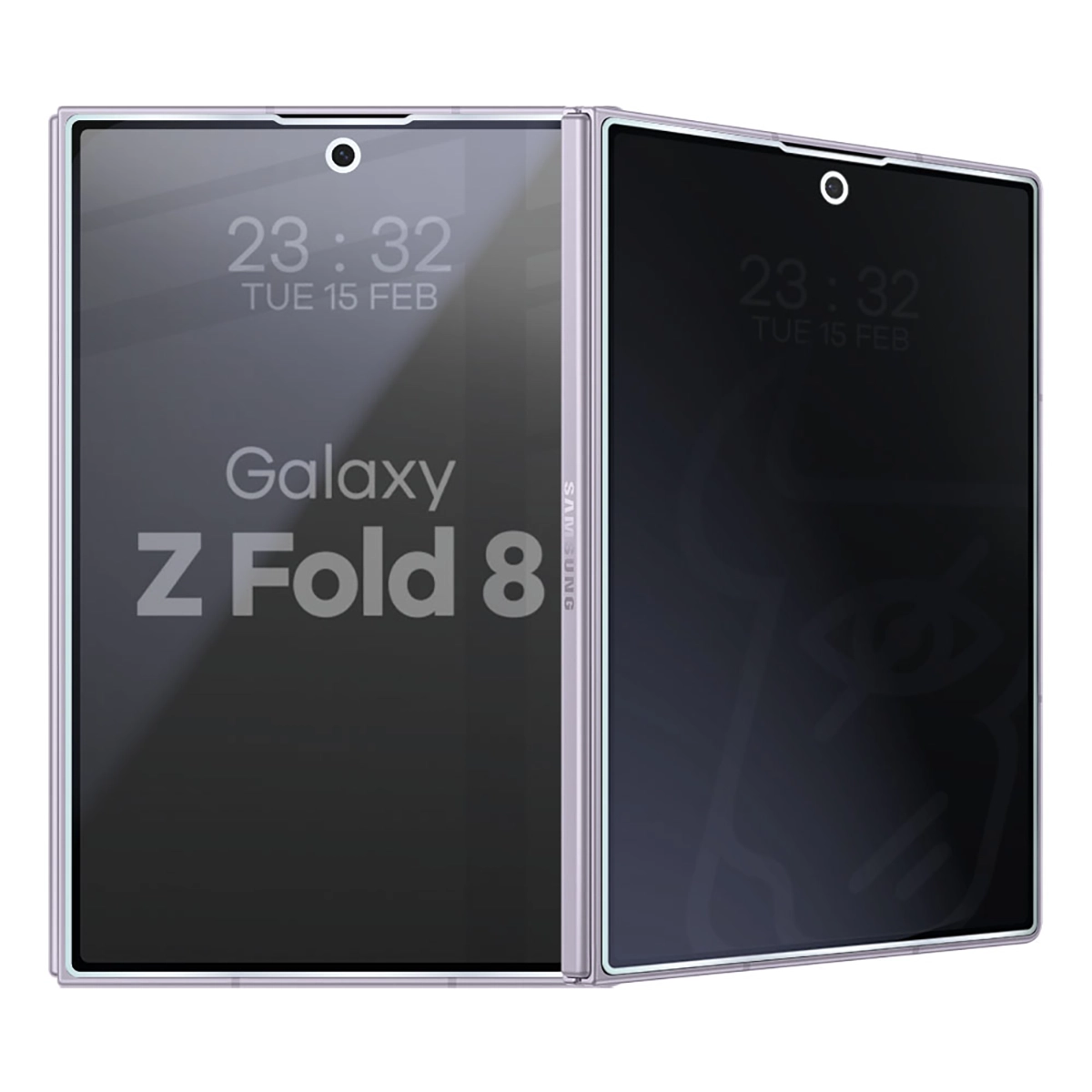 Privát szűrős hibrid üveg Bizon Hybrid Shadow a Samsung Galaxy Z Fold8-hoz