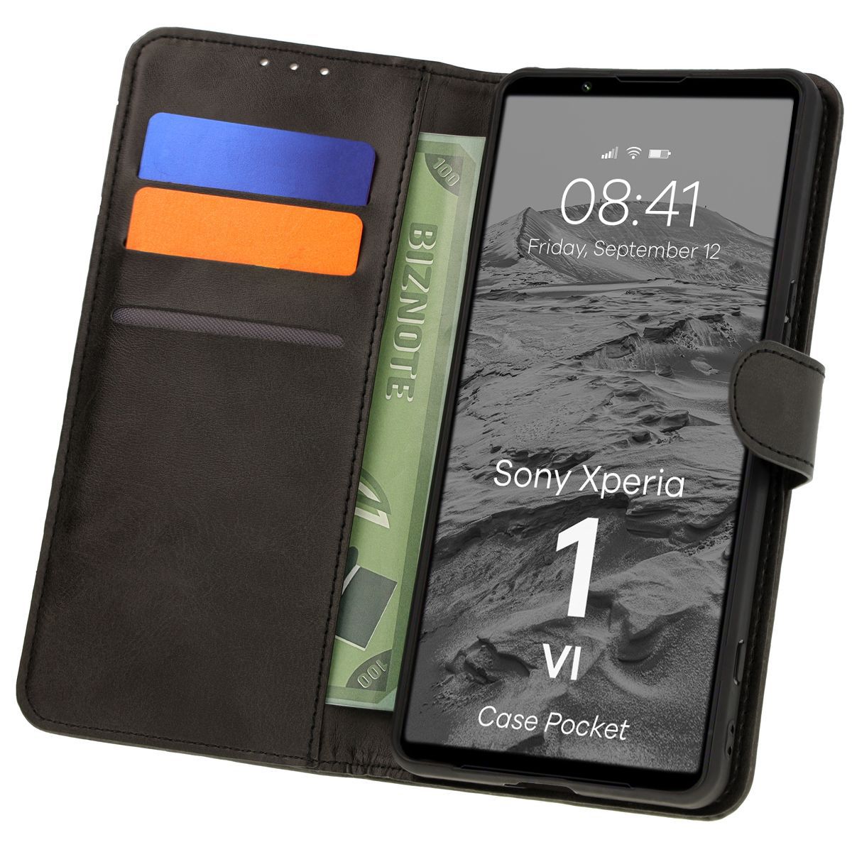 Bison Case Pocket flap case for Sony Xperia 1 VI