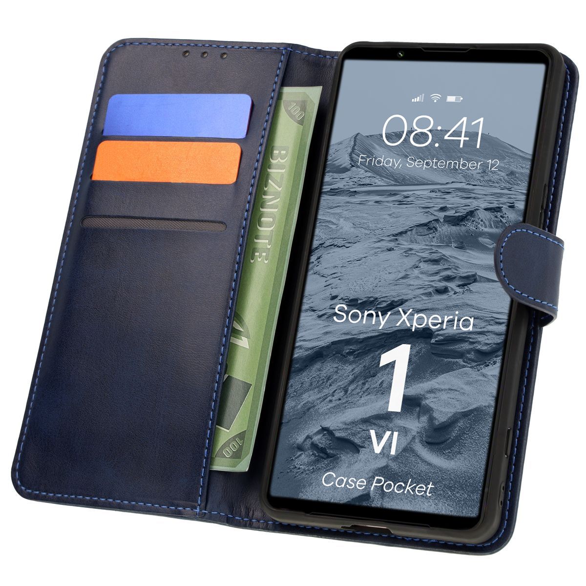 Bizon Case Pocket flip case for Sony Xperia 1 VI