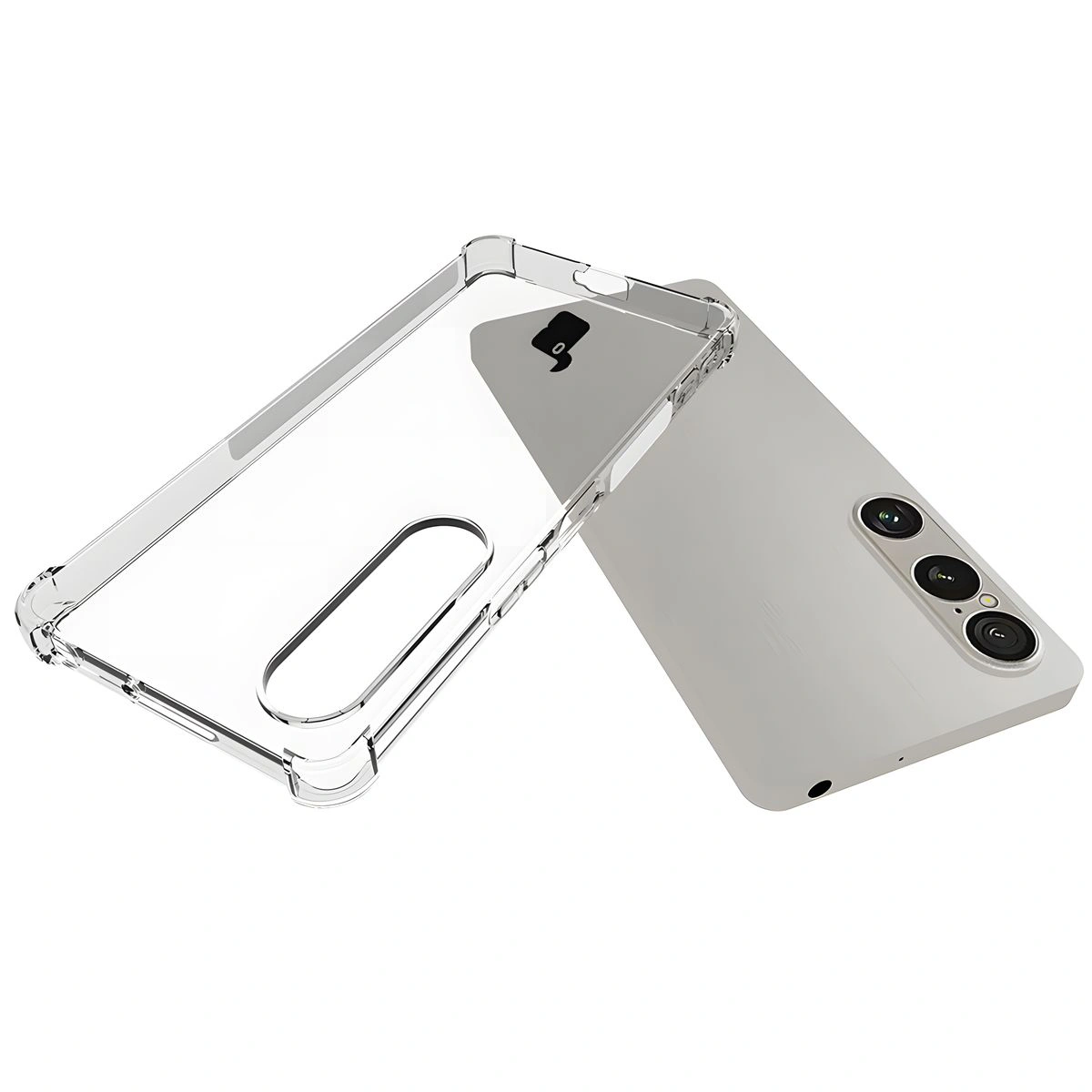 Dedicated cutouts and raised edges for the camera in Bizon Case Salpa for Sony Xperia 1 VII