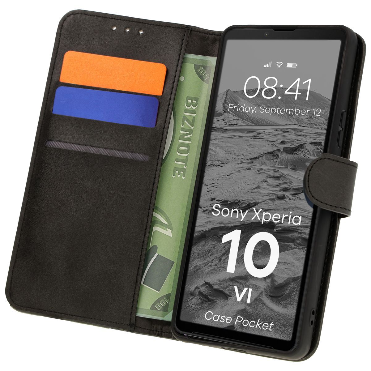 Bizon Case Pocket fedeles tok Sony Xperia 10 VI-hoz