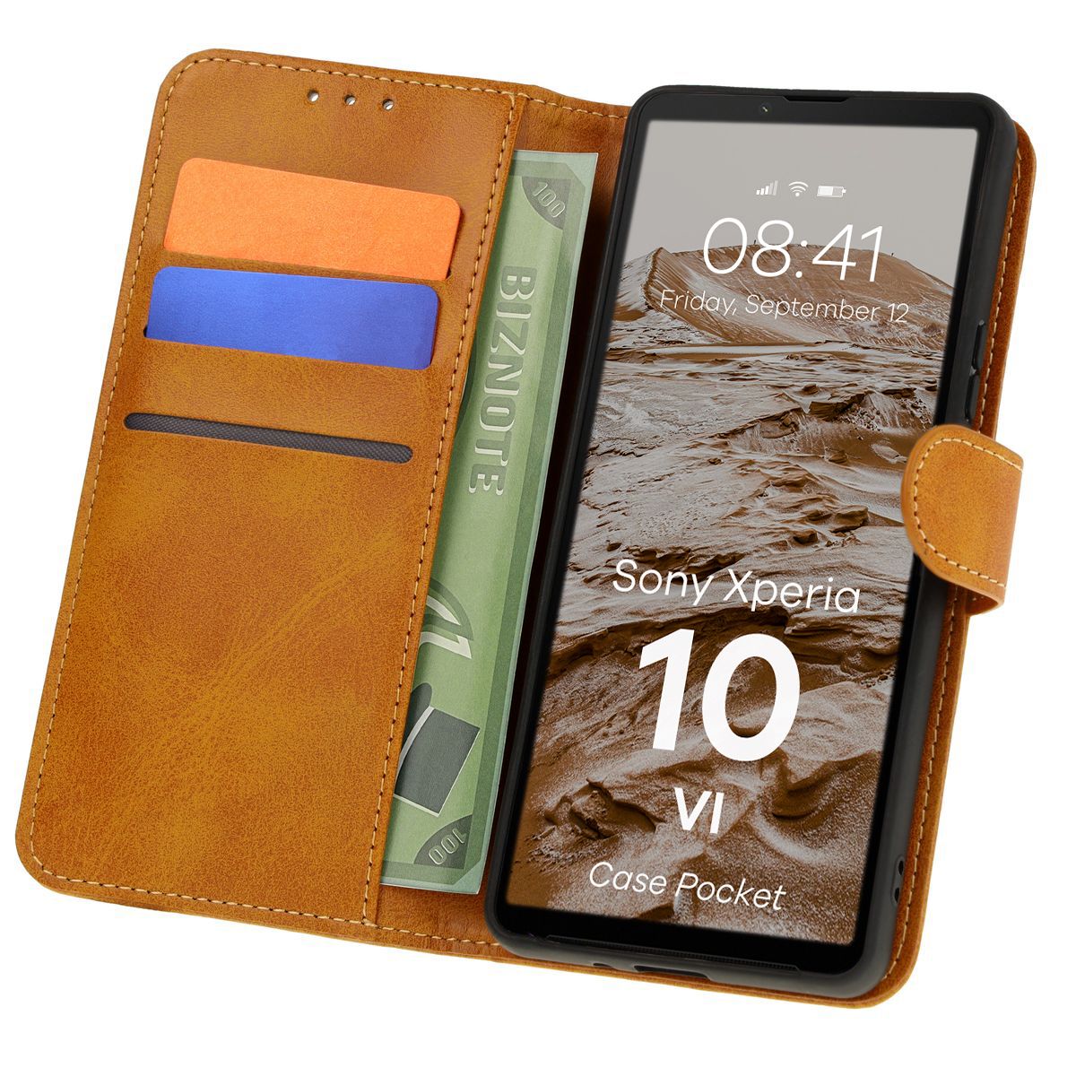 Husa cu clapă Bizon Case Pocket pentru Sony Xperia 10 VI