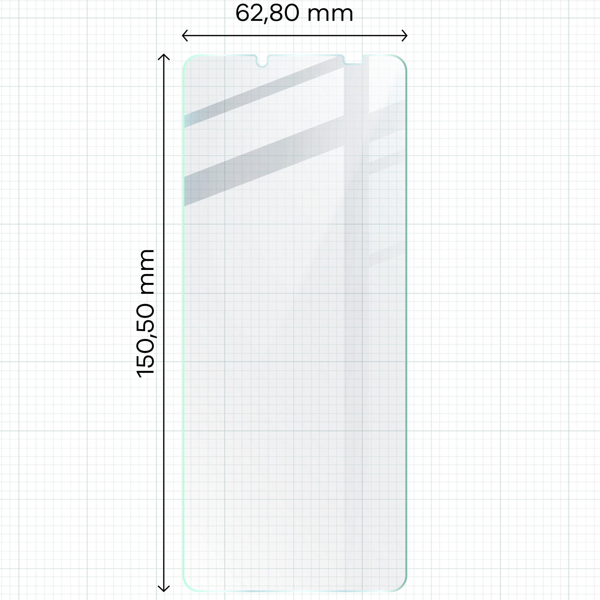 Wymiary szkła Bizon Glass Clear 2