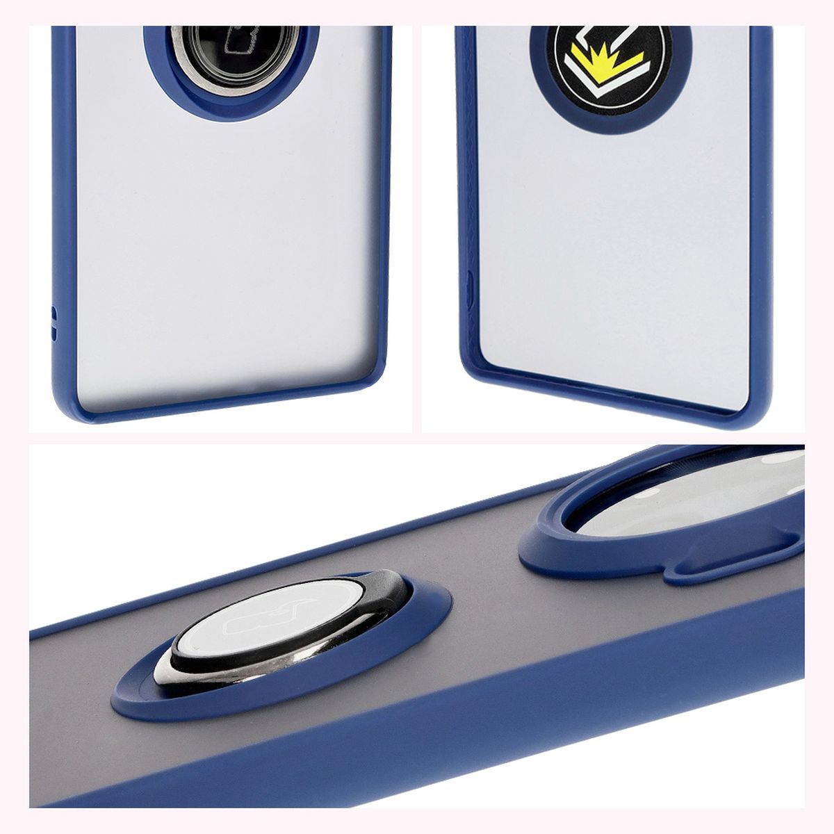Features of Bizon Case Hybrid Ring: non-slip frame and matte design