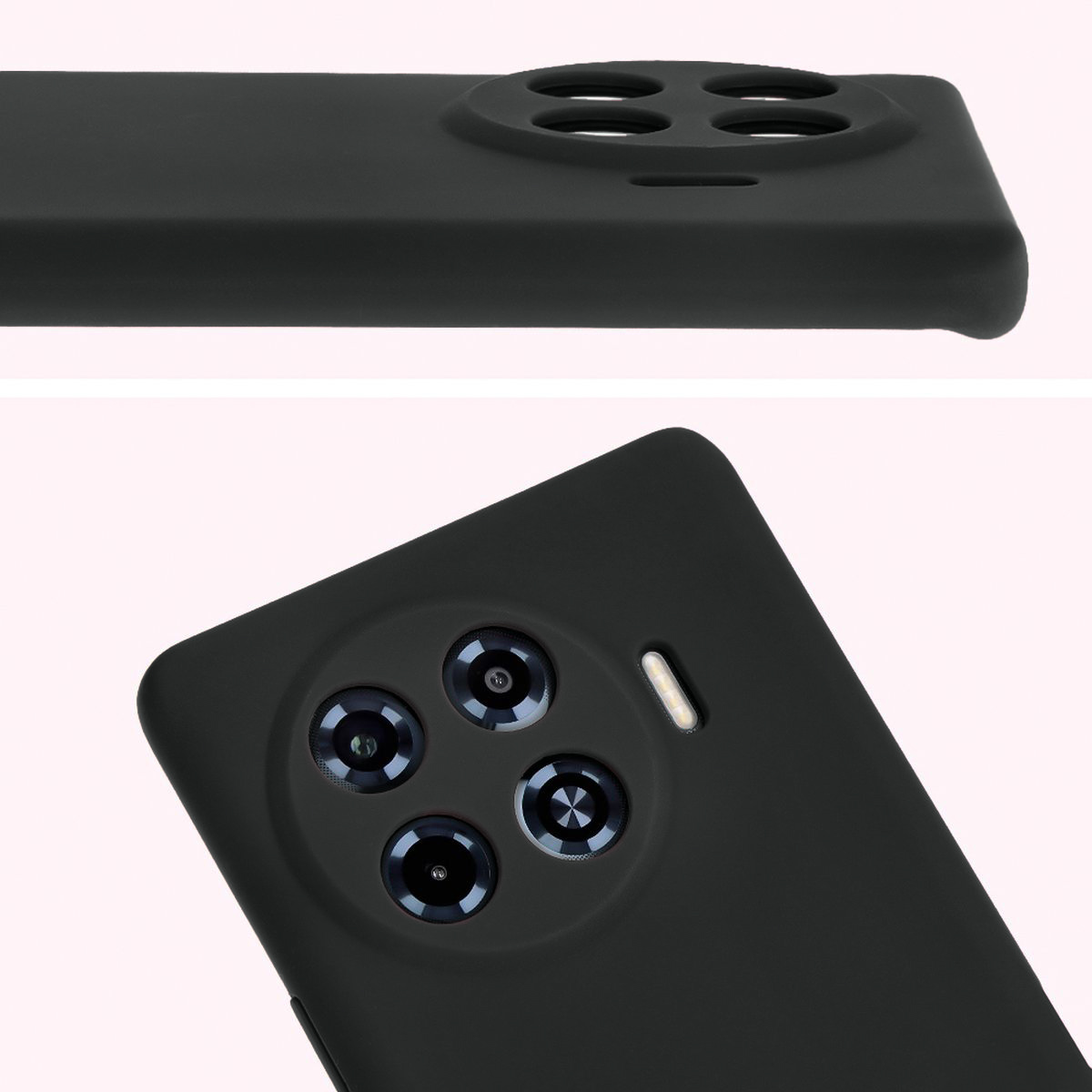 Close-up of lens cutouts in Bizon Soft Case