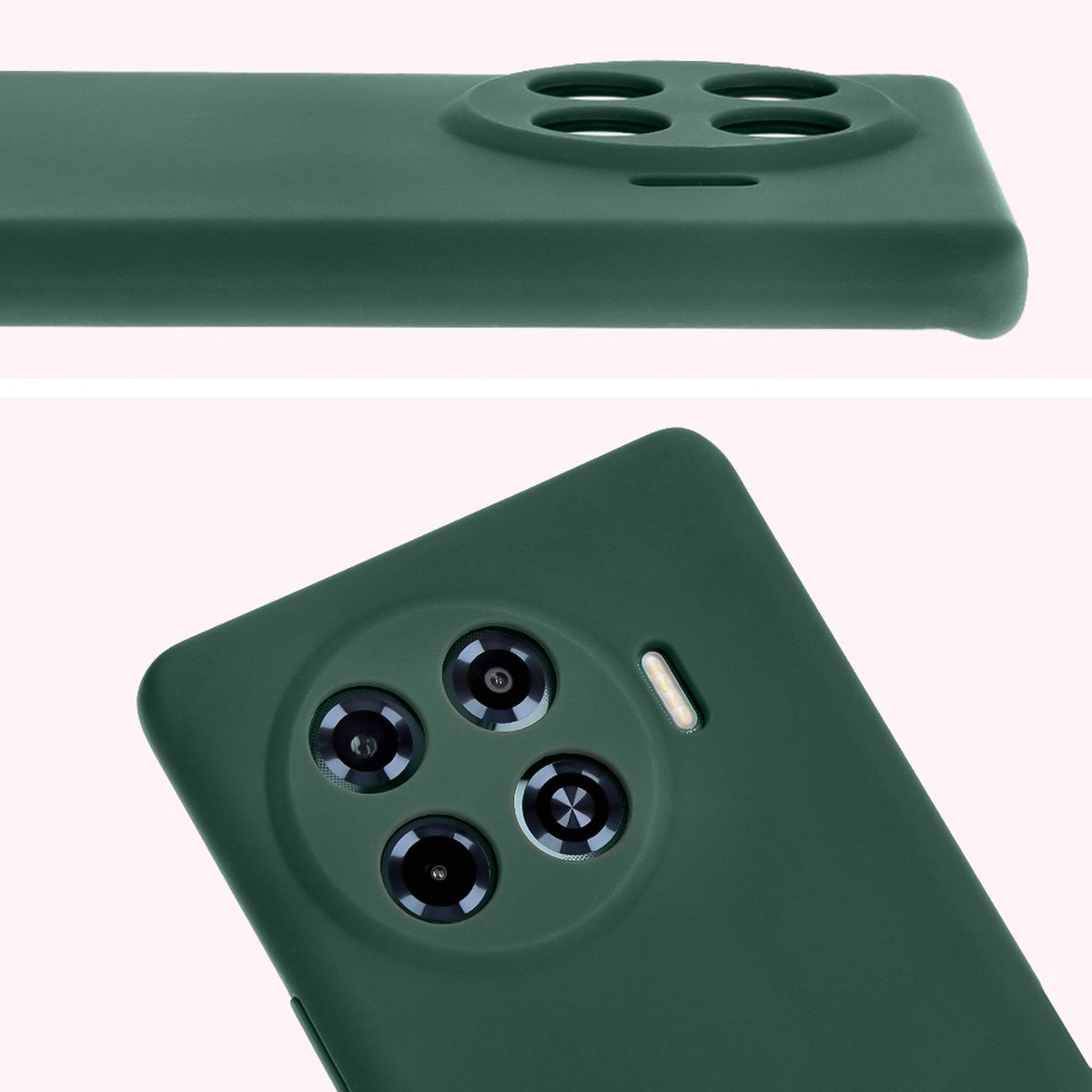 Close-up of lens cutouts in Bizon Soft Case