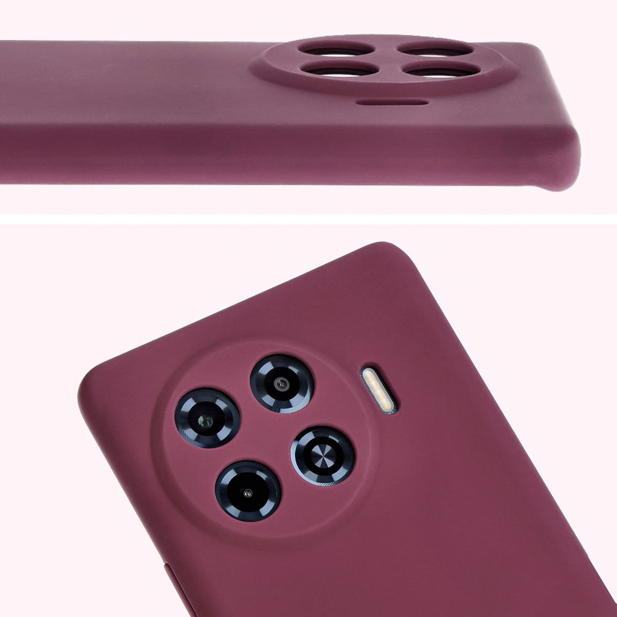 Close-up of lens cutouts in the Bizon Soft Case