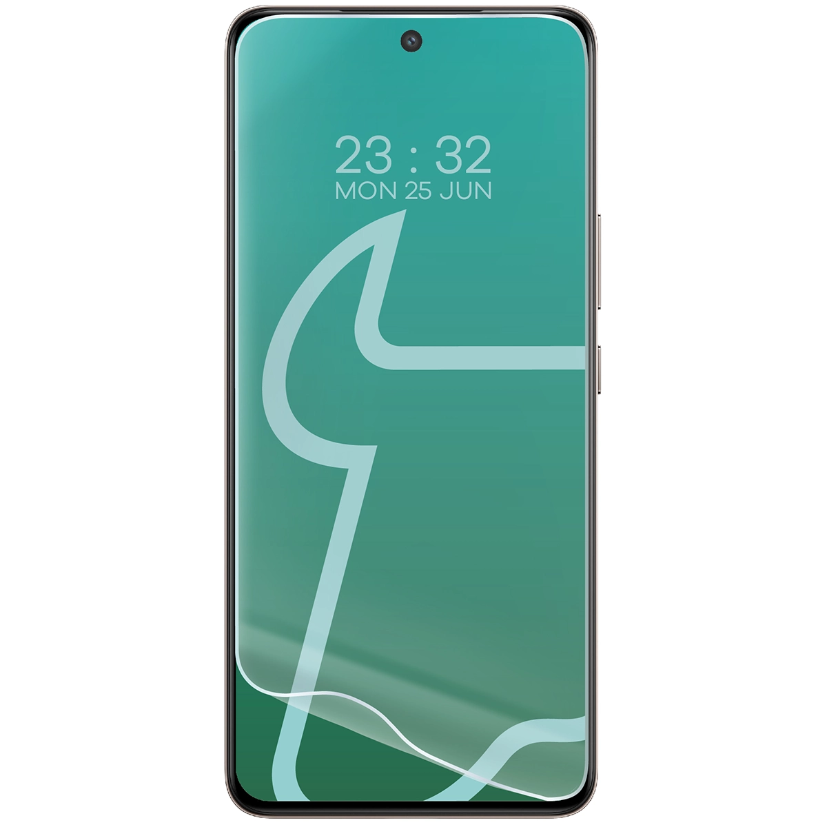 Folia hydrożelowa do Vivo V50 Lite 4G / Vivo V50 Lite 5G obok telefonu