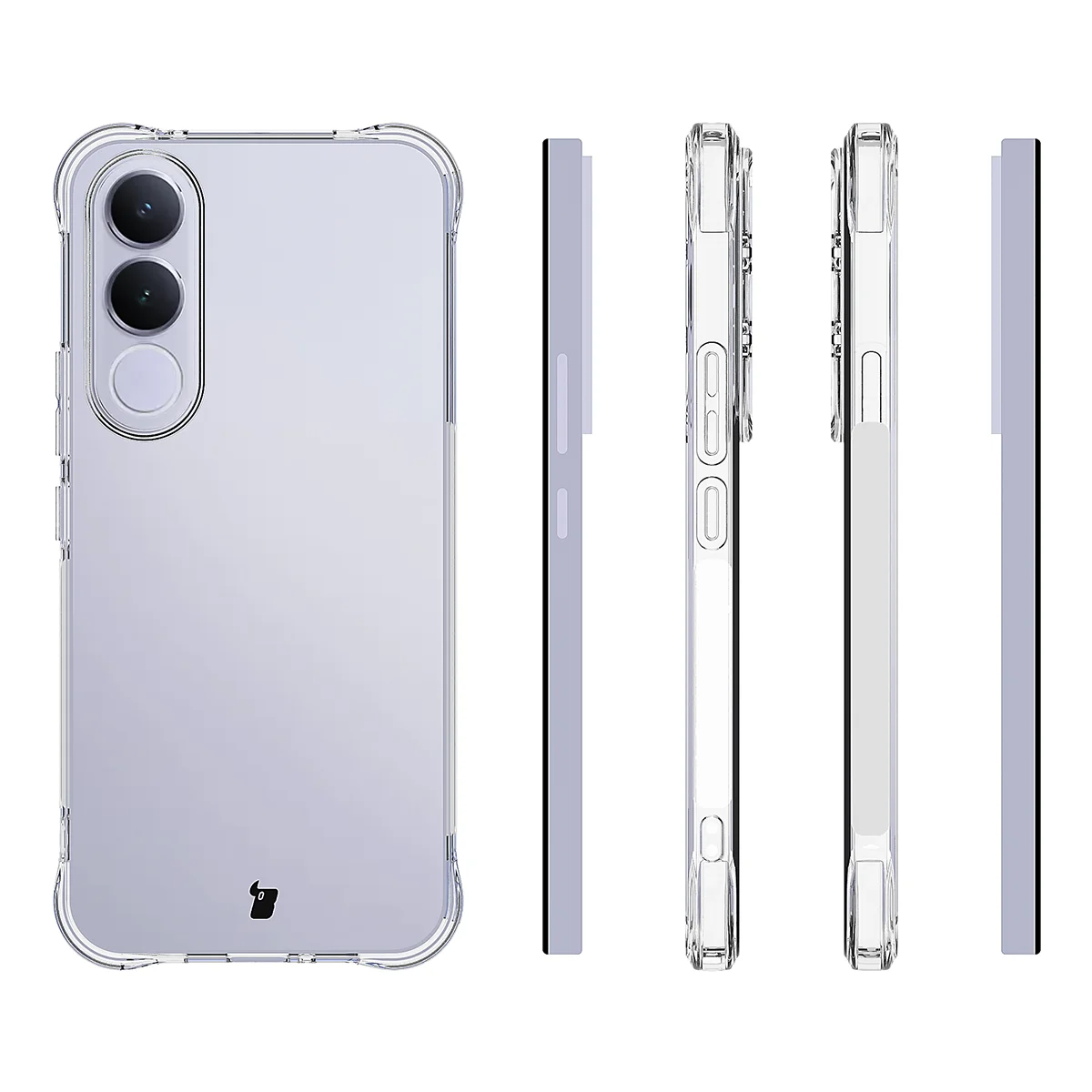 Etui Bizon Case Salpa do Vivo V70 FE 5G z różnych stron