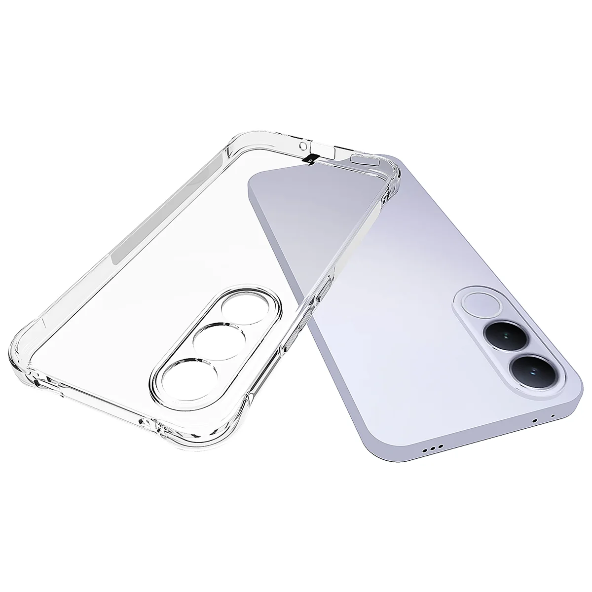 Dedykowane wycięcia i podwyższone krawędzie aparatu w etui Bizon Case Salpa do Vivo V70 FE 5G
