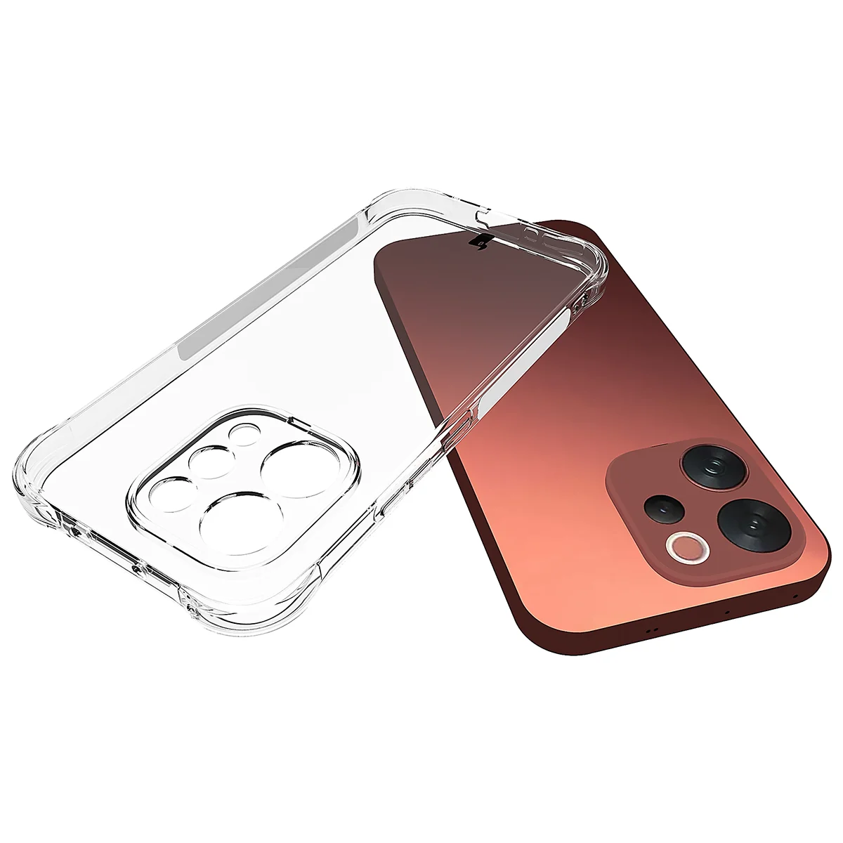 Dedicated cutouts and raised edges for the camera in the Bizon Case Salpa for Vivo V70 5G