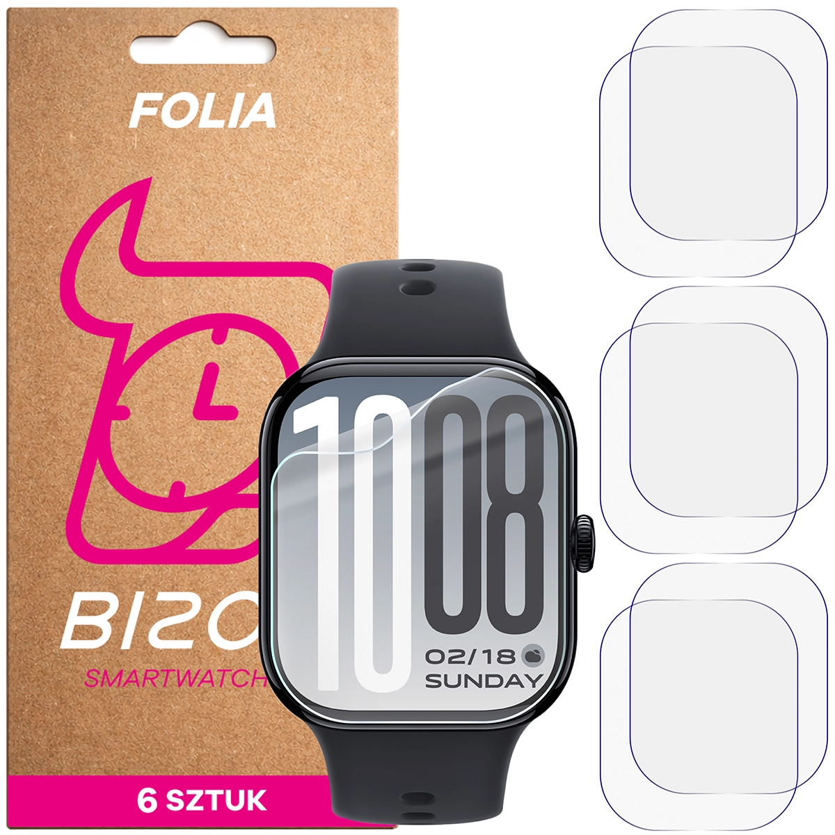 Bizon Watch Film HydroFlex hydrogel film for Vivo Watch GT 2