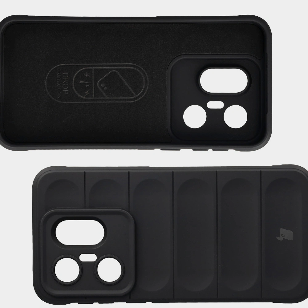 Microfiber lining, grooves on the back, and reinforced corners in the Bison Case Tur for Vivo X200 FE