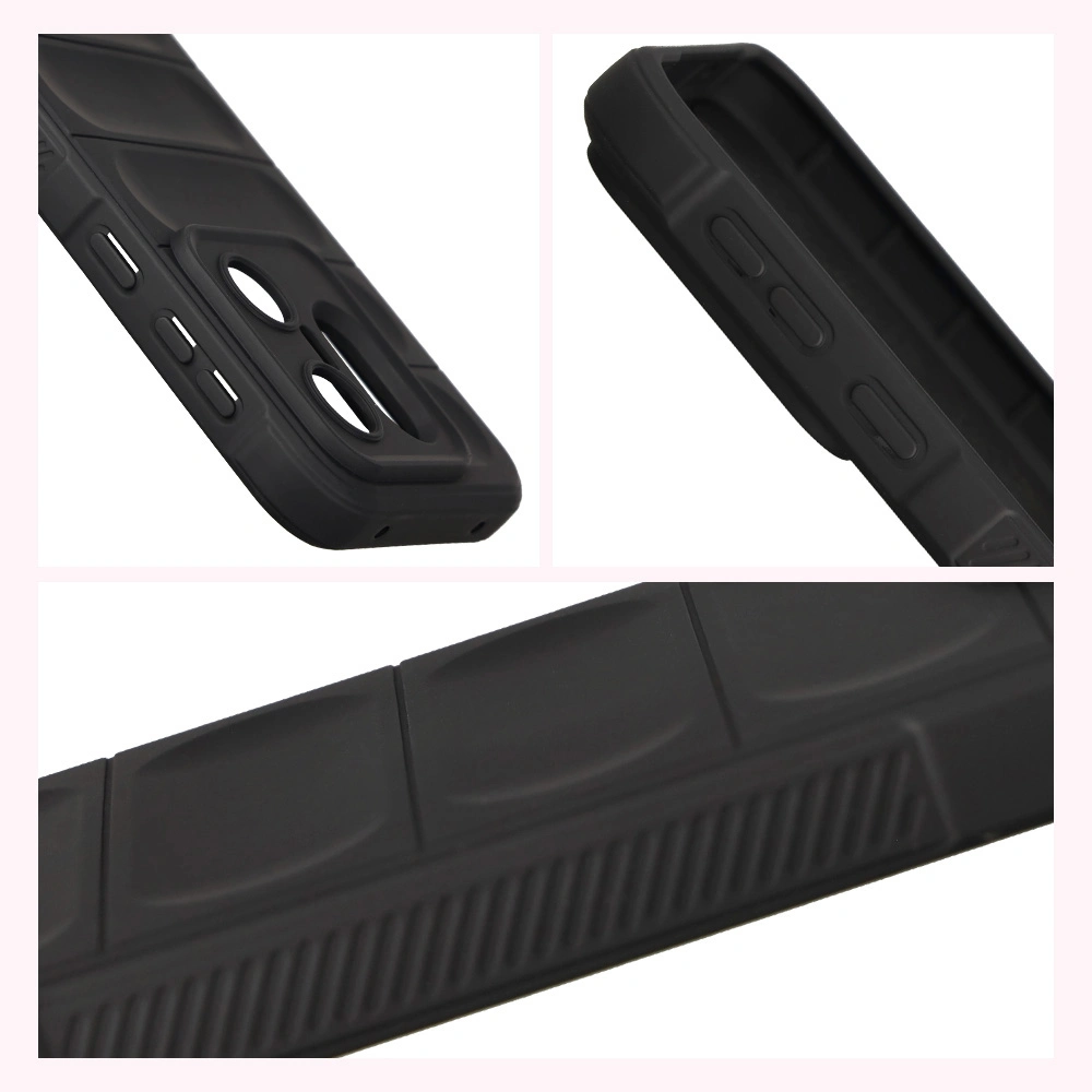 Textured sides and raised edges of the screen and camera in the Bison Case Tur for Vivo X200 FE