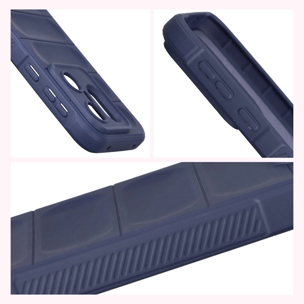 Textured sides and raised edges around the screen and camera in the Bison Case Tur for Vivo X200 FE