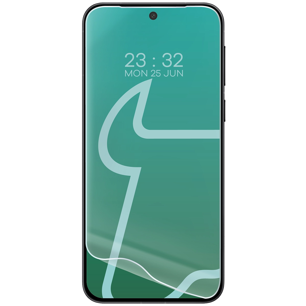 Hydrogel film for Vivo X200 FE next to the phone