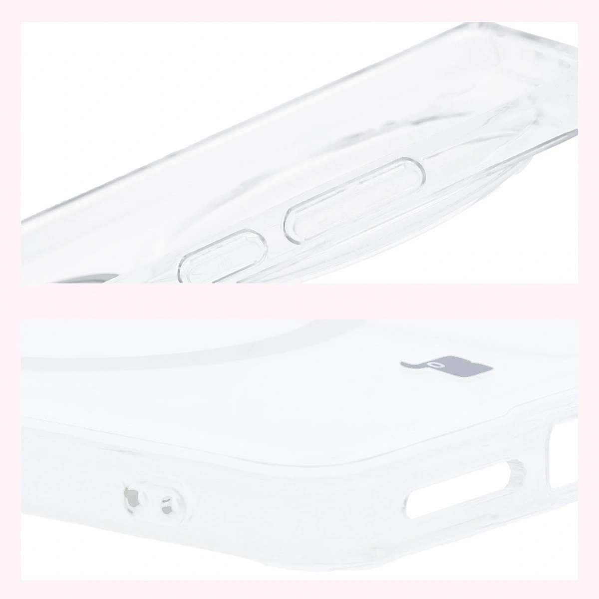 Wzmocnione narożniki i podwyższone ranty ekranu w etui Bizon Case CrystalO do Vivo X200 Pro