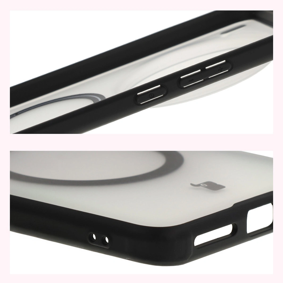 Verstärkte Ecken und erhöhte Bildschirmränder in der Bizon Case MatteO Hülle für Vivo X200 Pro