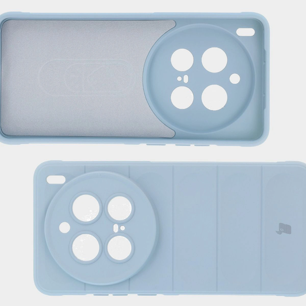 Mikrofaser-Innenfutter, Vertiefungen auf der Rückseite und verstärkte Ecken in der Bison Case Tur für Vivo X200 Pro