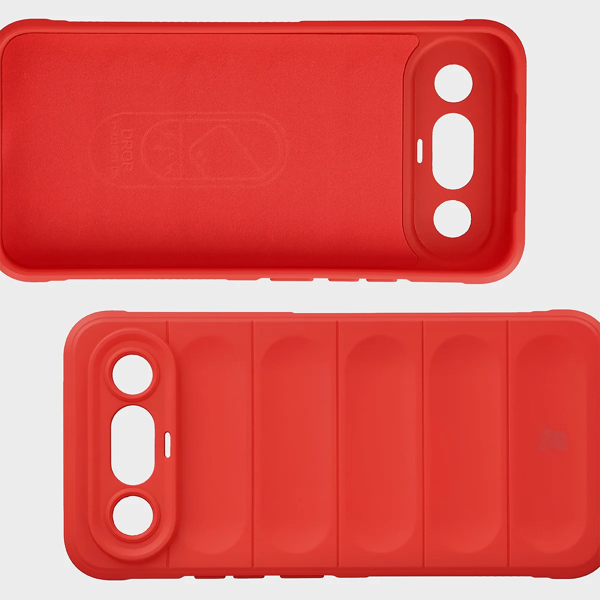 Wyściółka z mikrofibry, wyżłobienia na pleckach i wzmocnione narożniki w etui Bizon Case Tur do Vivo X300 FE
