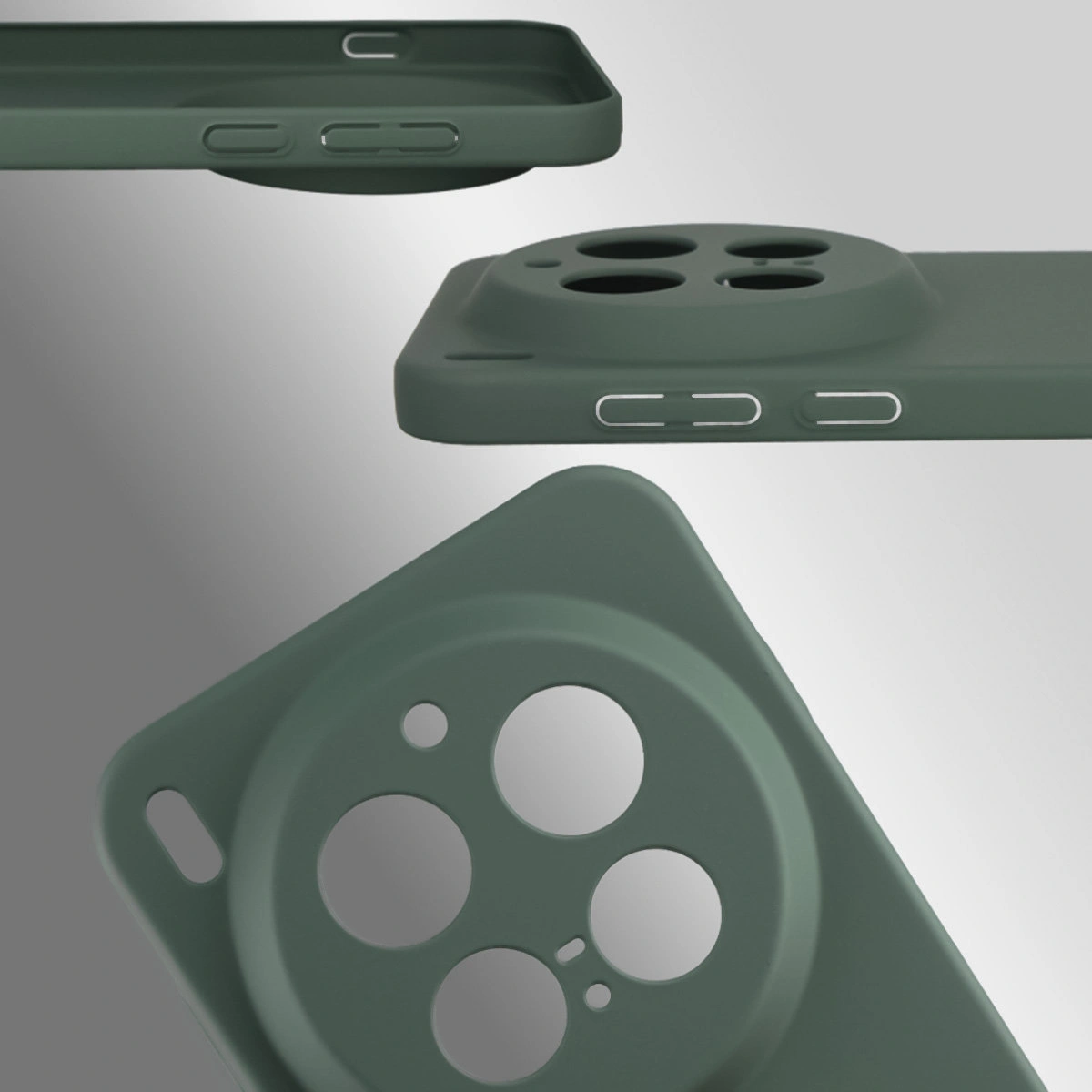 Dedicated cutouts and raised edges for the camera and screen in the Bison Case Slate for Vivo X300 Pro