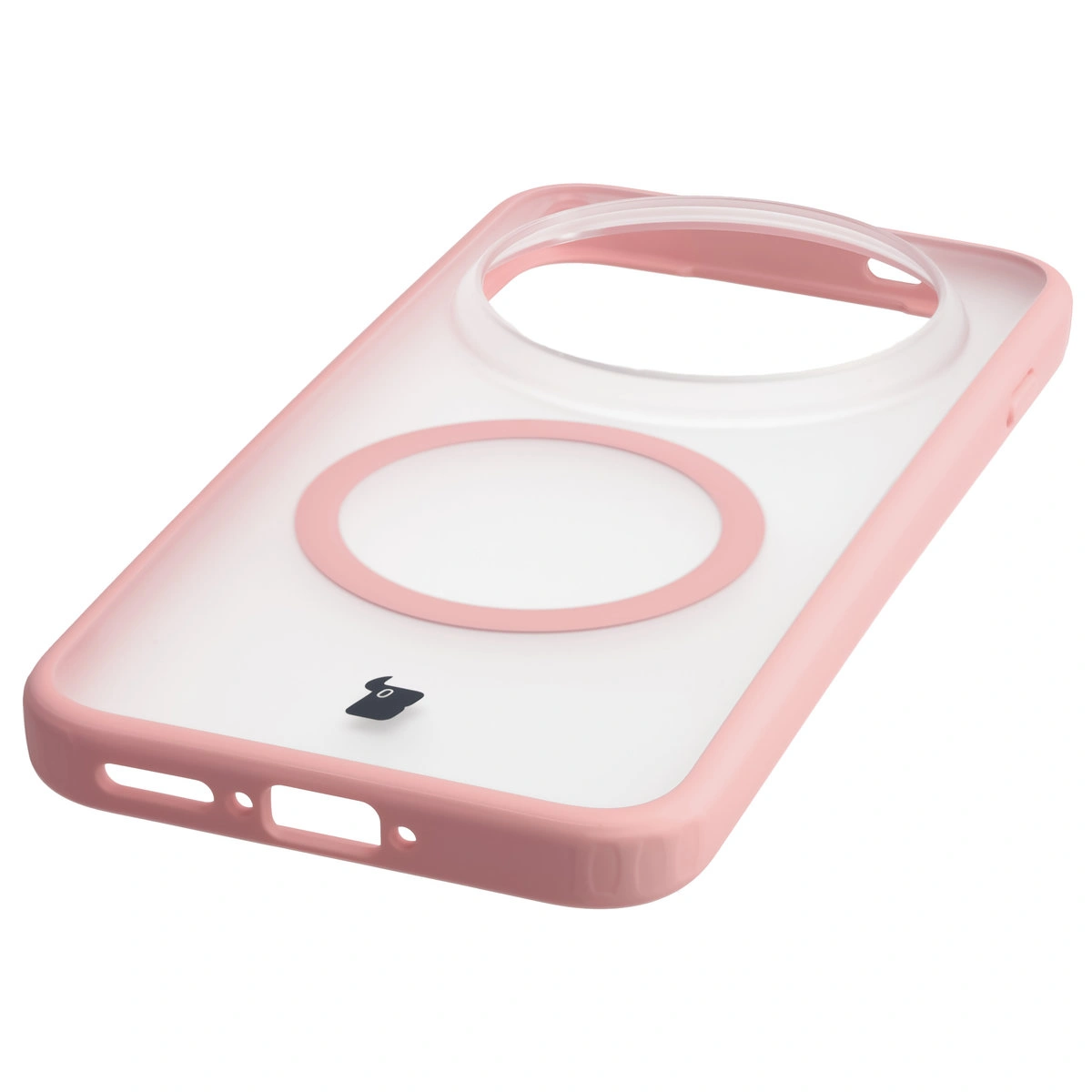 Zintegrowane przyciski, wycięcia i hybrydowy materiał w etui Bizon Case MatteO do Vivo X300 Pro