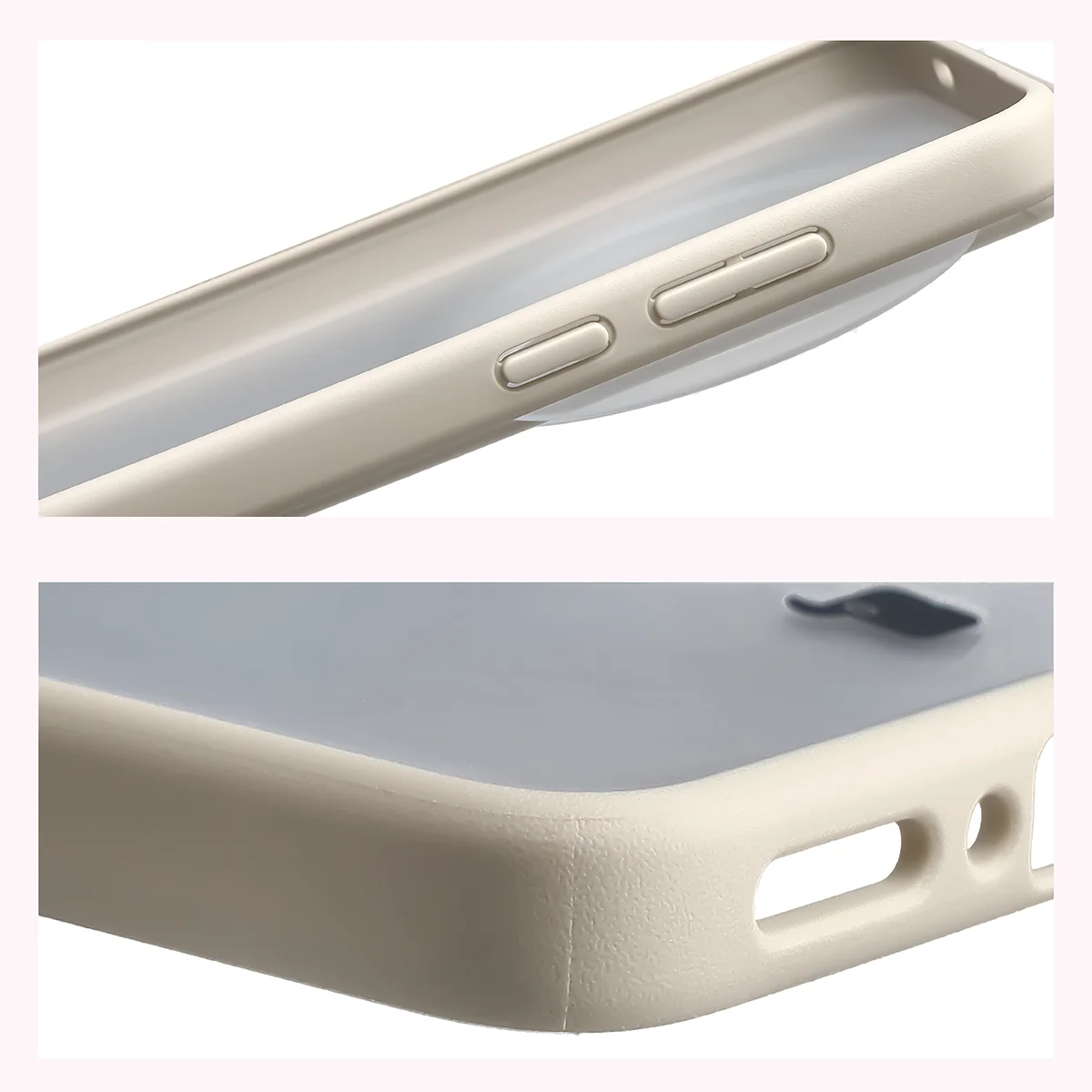 Wzmocnione narożniki i podwyższone ranty ekranu w etui Bizon Case Angelo do Vivo X300 Ultra