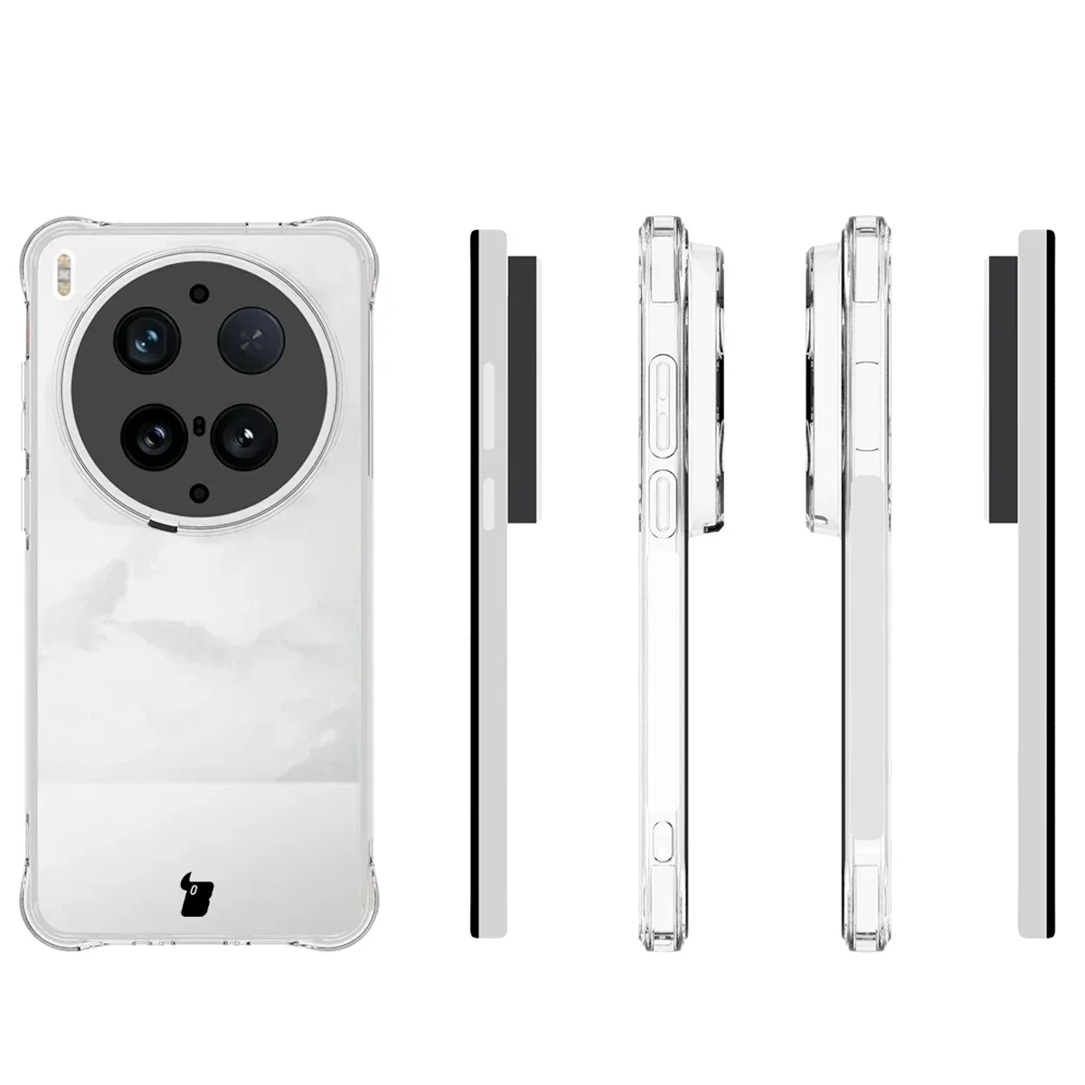 Átlátszó hátlapú Case Salpa a Vivo X300 Ultra számára
