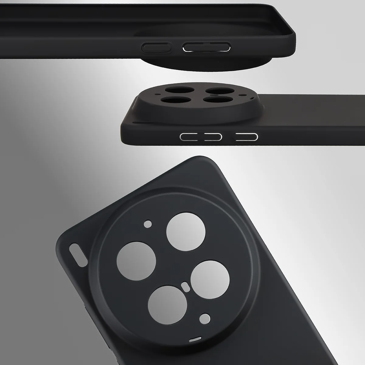 Dedicated cutouts and raised edges for the camera and screen in the Bizon Case Slate for Vivo X300 Ultra
