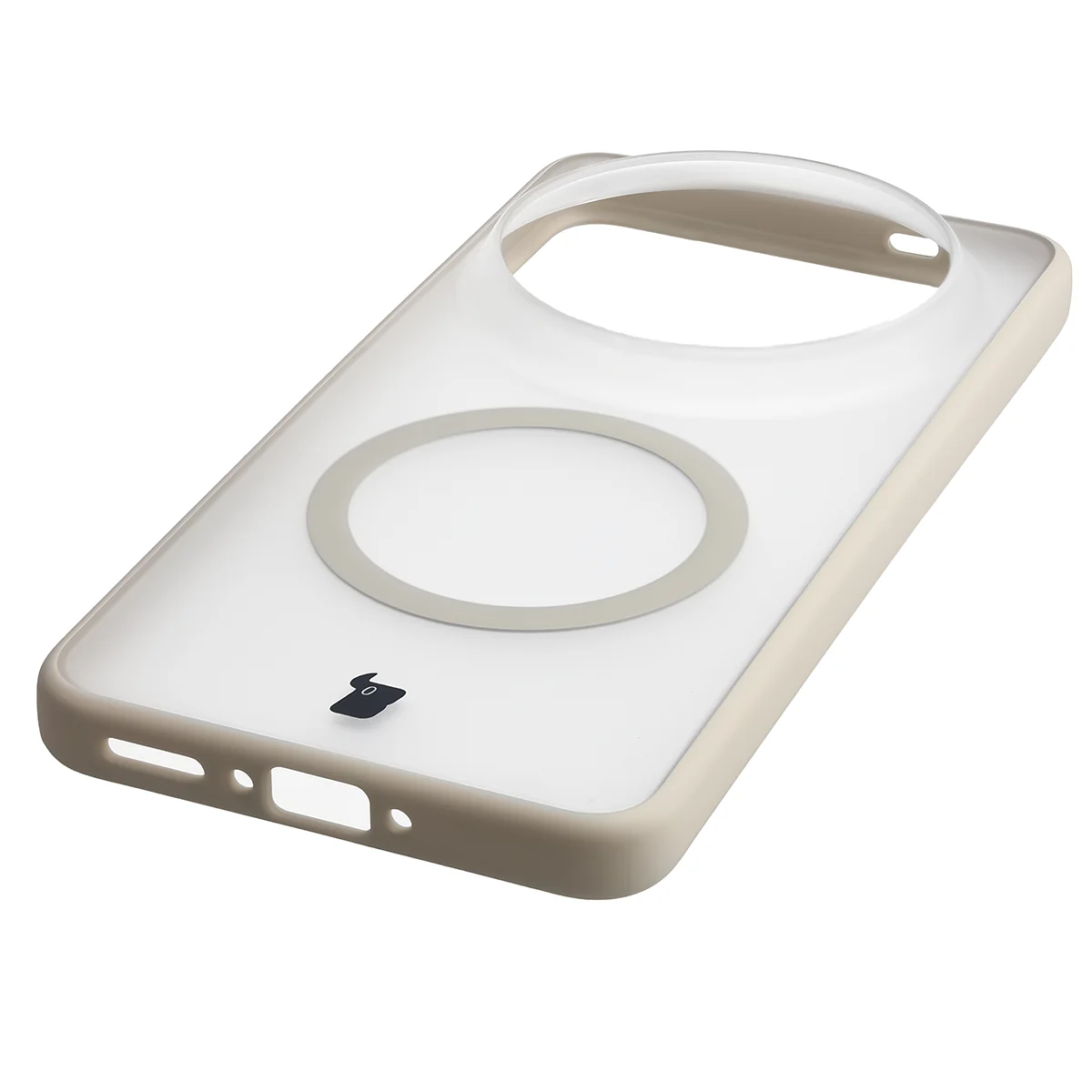 Zintegrowane przyciski, wycięcia i hybrydowy materiał w etui Bizon Case MatteO do Vivo X300 Ultra