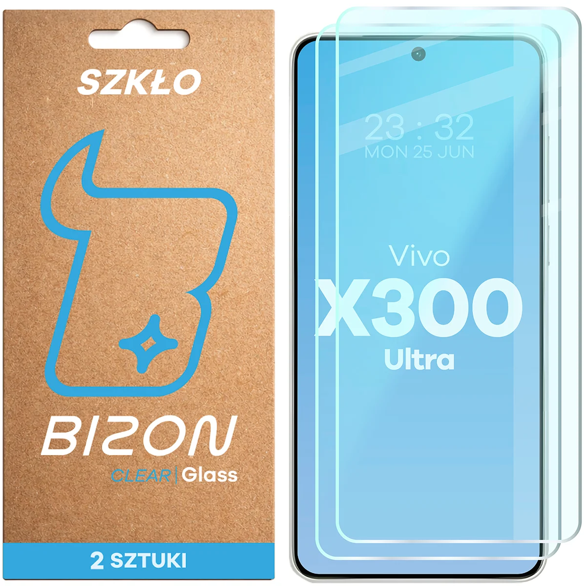 Bizon Glass Clear Duo tempered glass for Vivo X300 Ultra