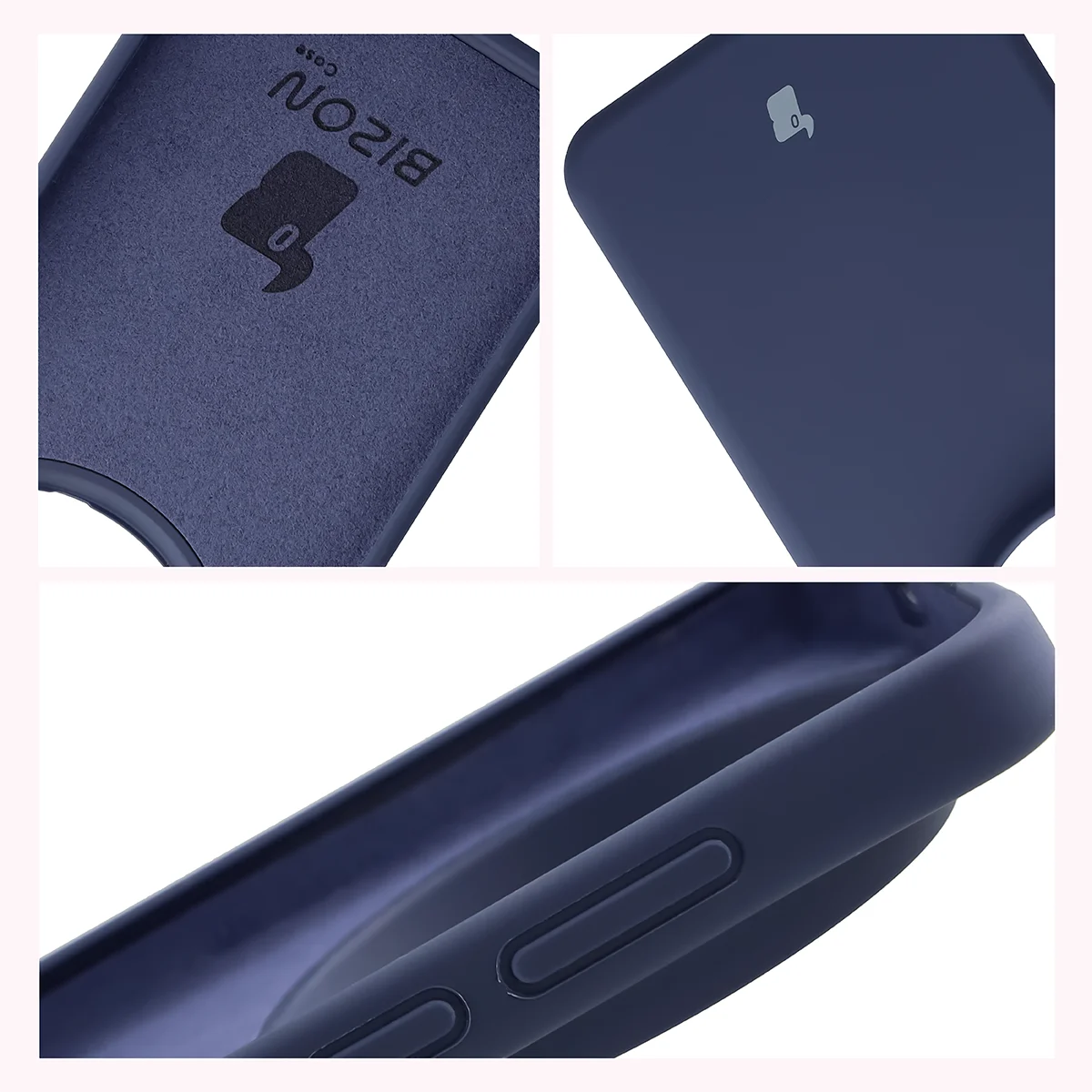 A Bizon Soft Case tok szerkezete: integrált védők, megemelt szélek és mikroszálas párnázat a Vivo X300 Ultra számára