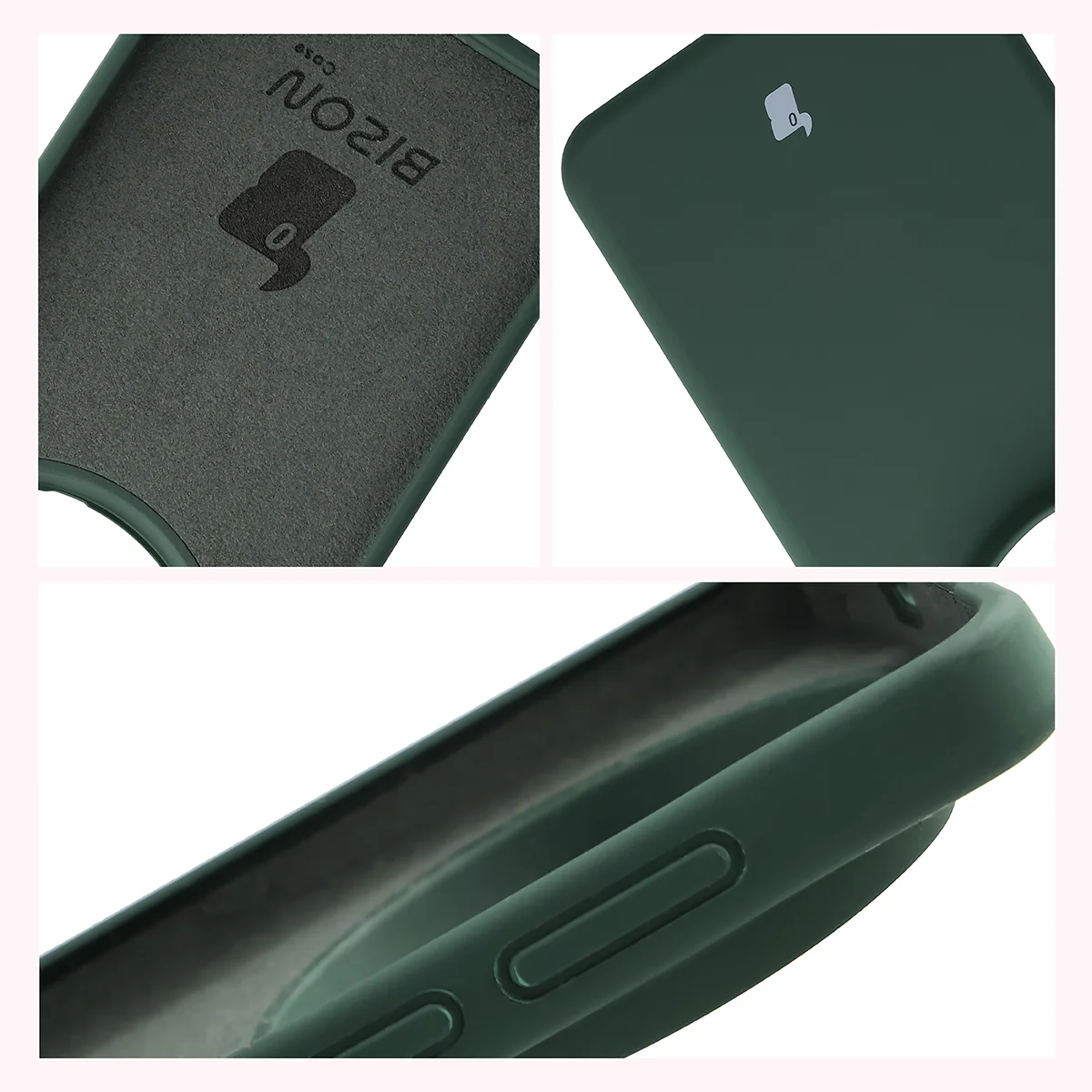 A Bizon Soft Case tok felépítése: integrált védők, megemelt szélek és mikroszálas bélés a Vivo X300 Ultra számára