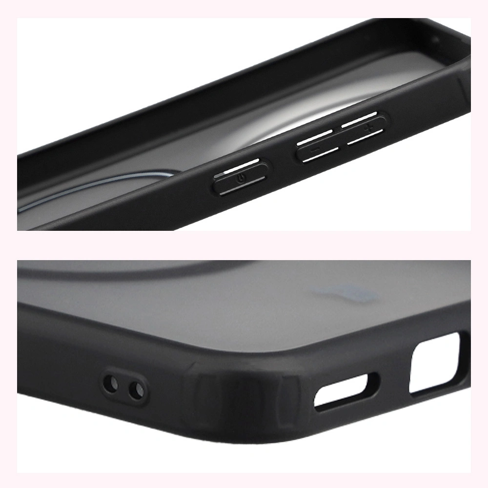 Verstärkte Ecken und erhöhte Ränder des Bildschirms im Bizon Case MatteO für Vivo X300