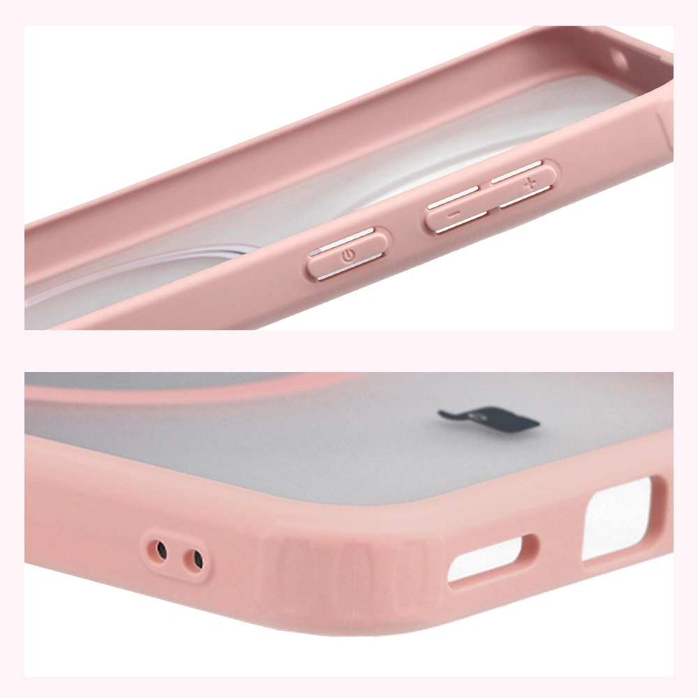 Verstärkte Ecken und erhöhte Ränder des Bildschirms in der Bizon Case MatteO Hülle für Vivo X300