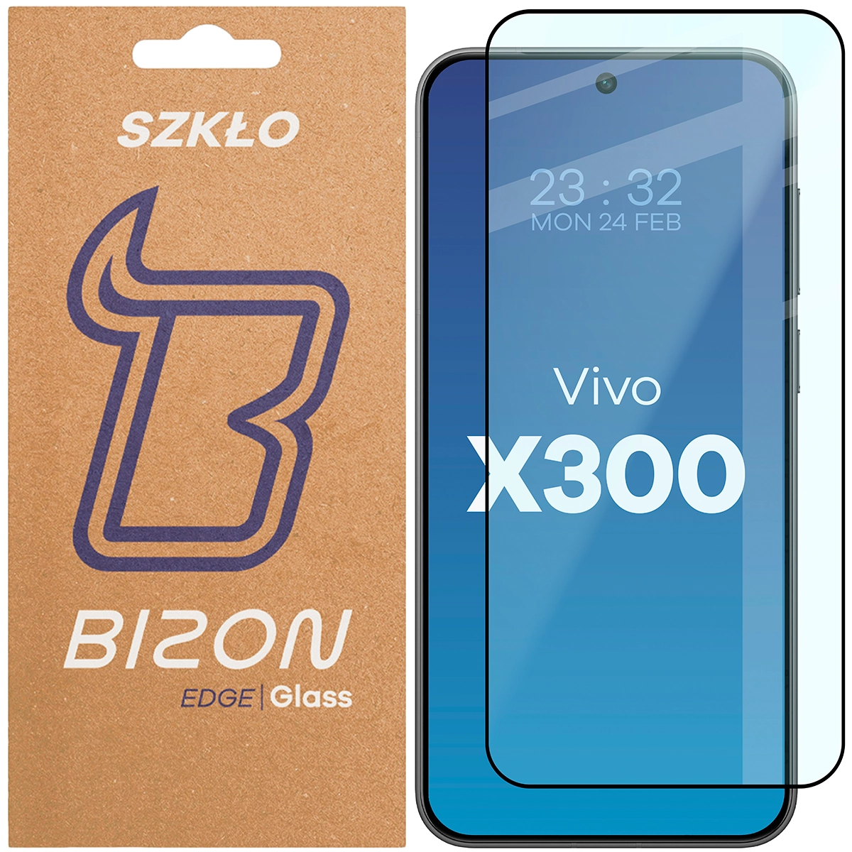 Szkło hartowane na cały ekran Bizon Glass Edge 2 dla Vivo X300