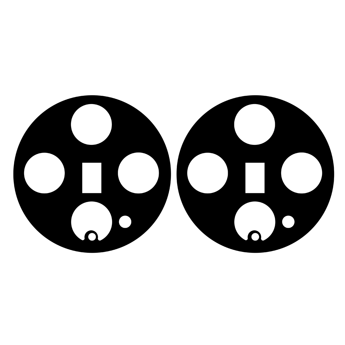 Glas Bizon Glass Lens für Vivo X300, das auf die Kamerainsel aufgetragen wird