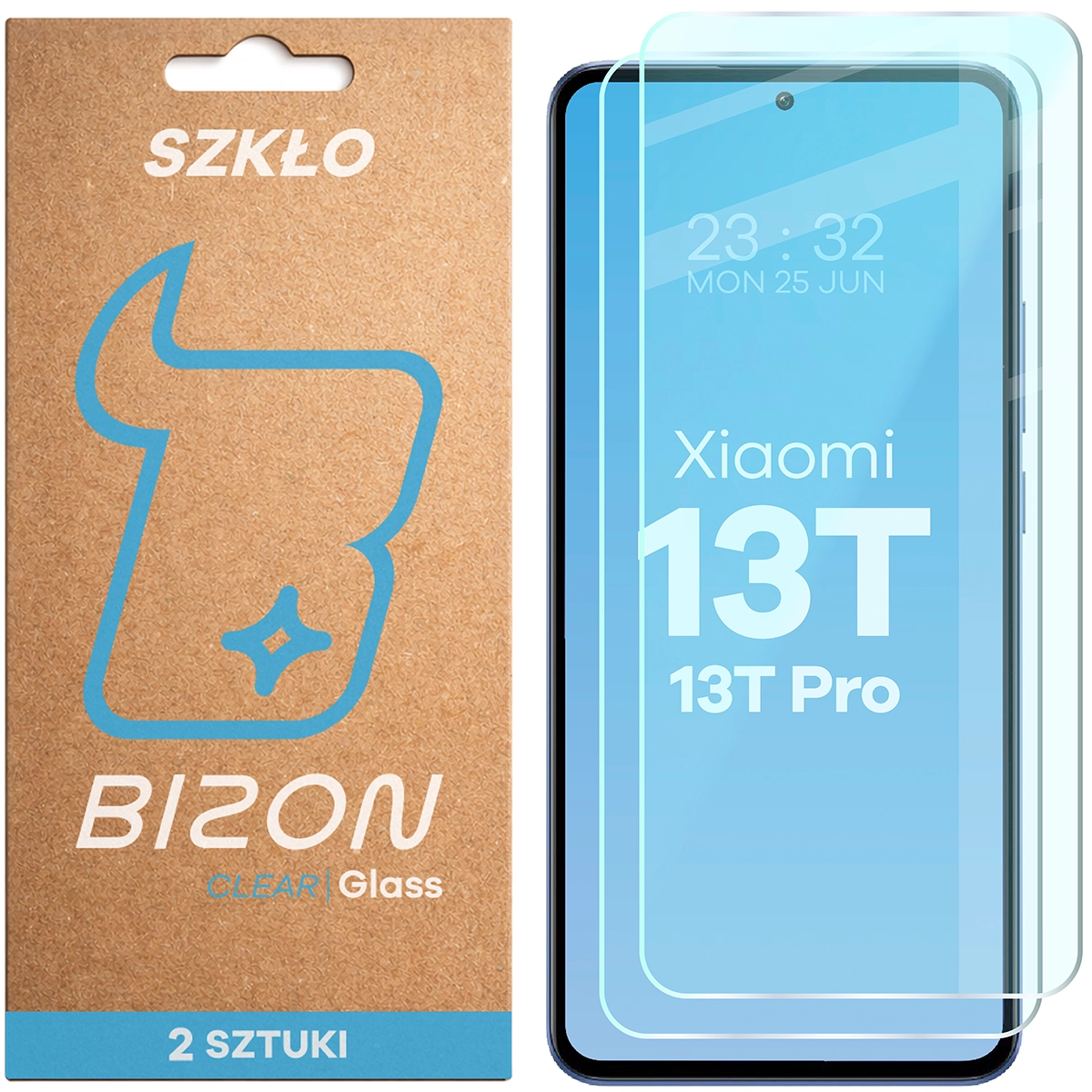 Szkło hartowane Bizon Glass Clear Duo do Xiaomi 13T Pro / 13T