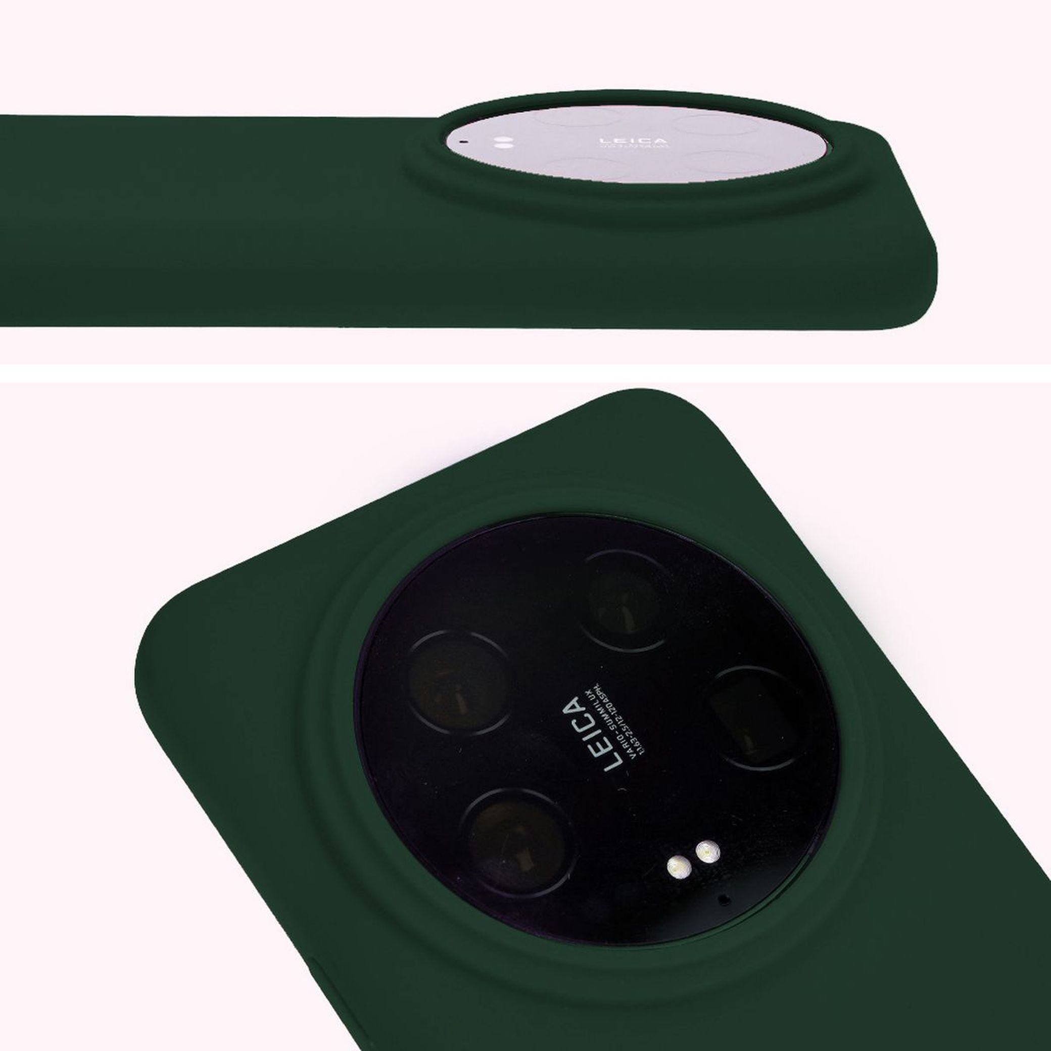 Close-up of the lens cutout in the Bizon Soft Case
