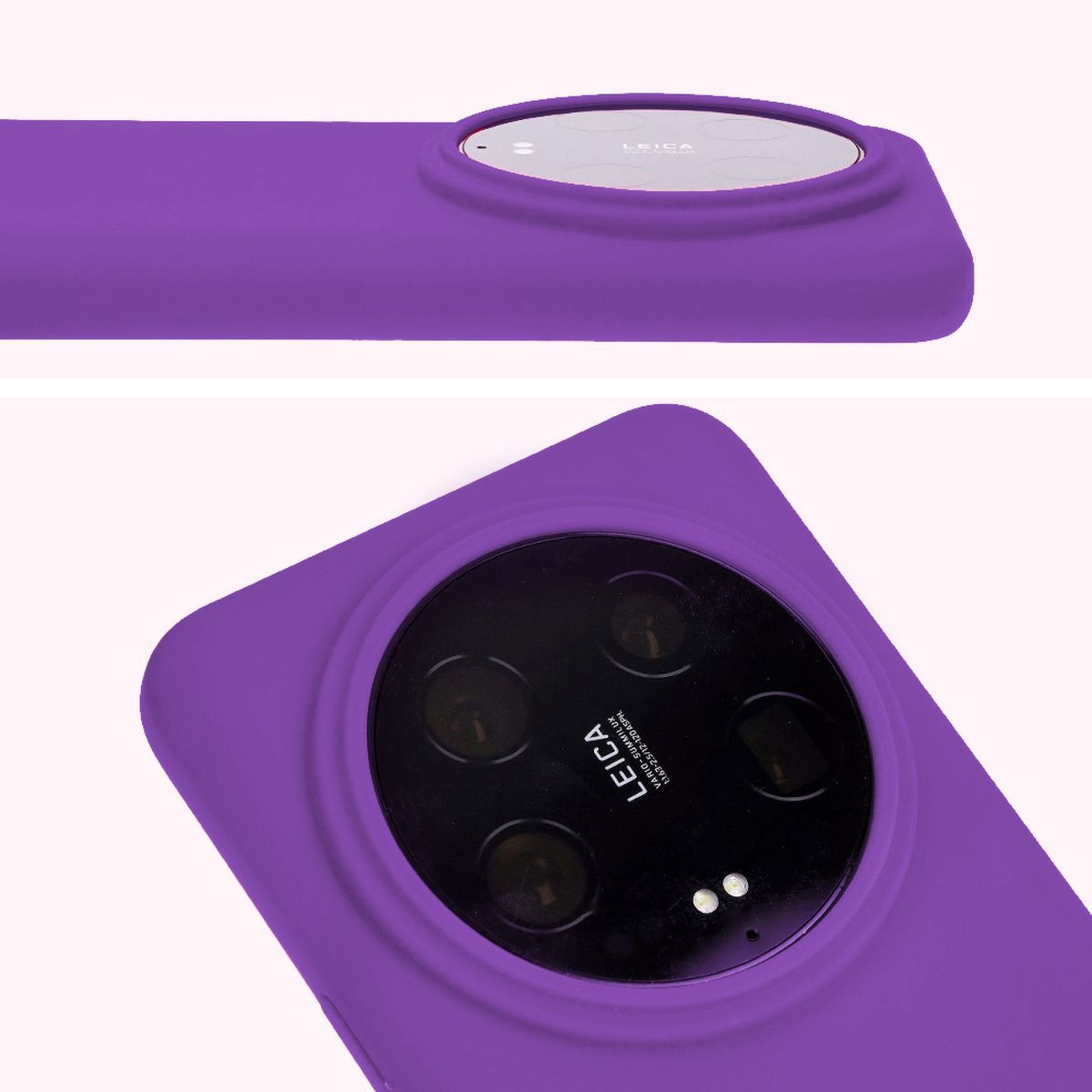 Close-up of the lens cutout in Bizon Soft Case