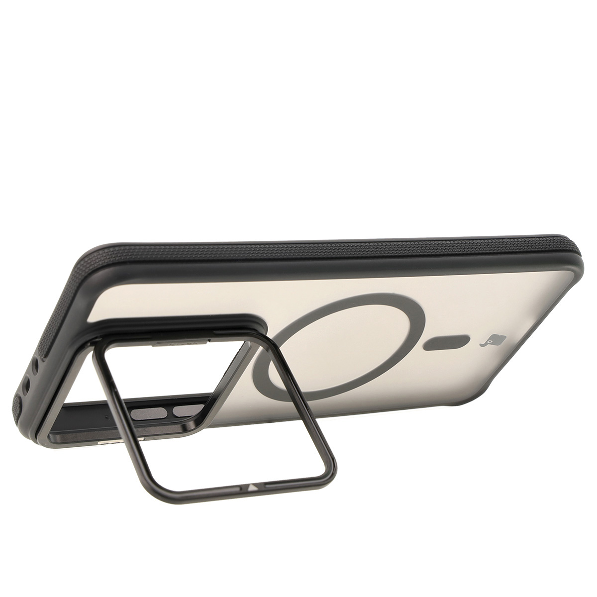 Wbudowana podstawka w etui Bizon Case Eclipse