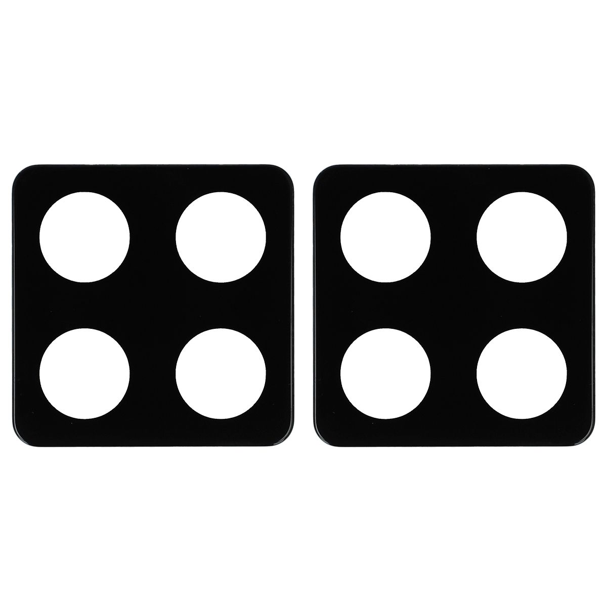 Bizon Glass Lens auf die Kamerainsel aufgebracht