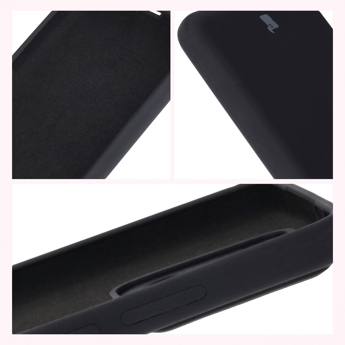 Konstruktion der Bizon Soft Case-Hülle: integrierte Abdeckungen, erhöhte Kanten und Polsterung aus Mikrofaser