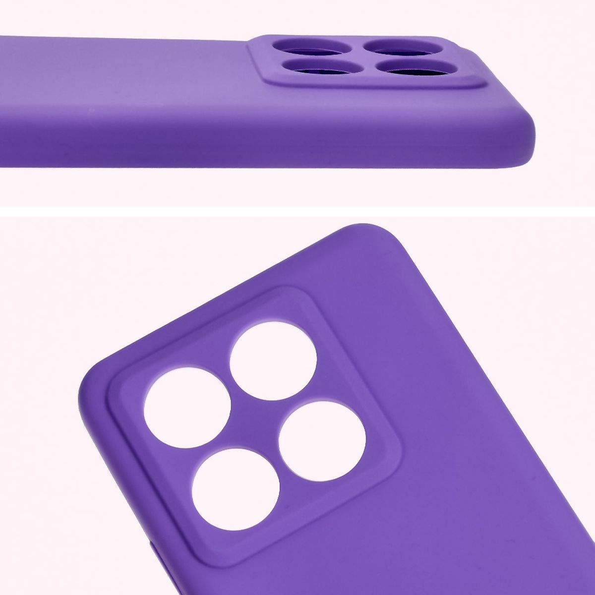 Close-up of lens cutouts in Bizon Soft Case