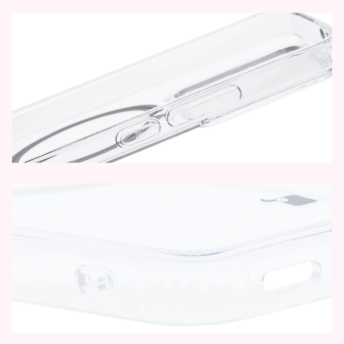 Reinforced corners and raised edges of the screen in Bizon Case CrystalO