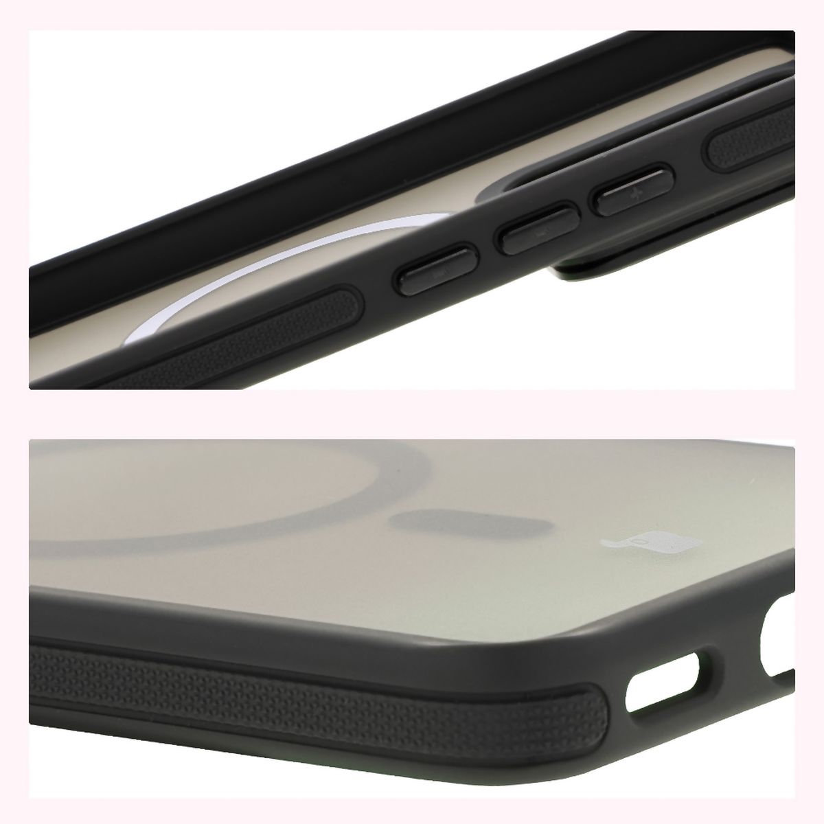 Funkcja amortyzacji wstrząsów i podwyższone ranty ekranu w etui Bizon Case Eclipse