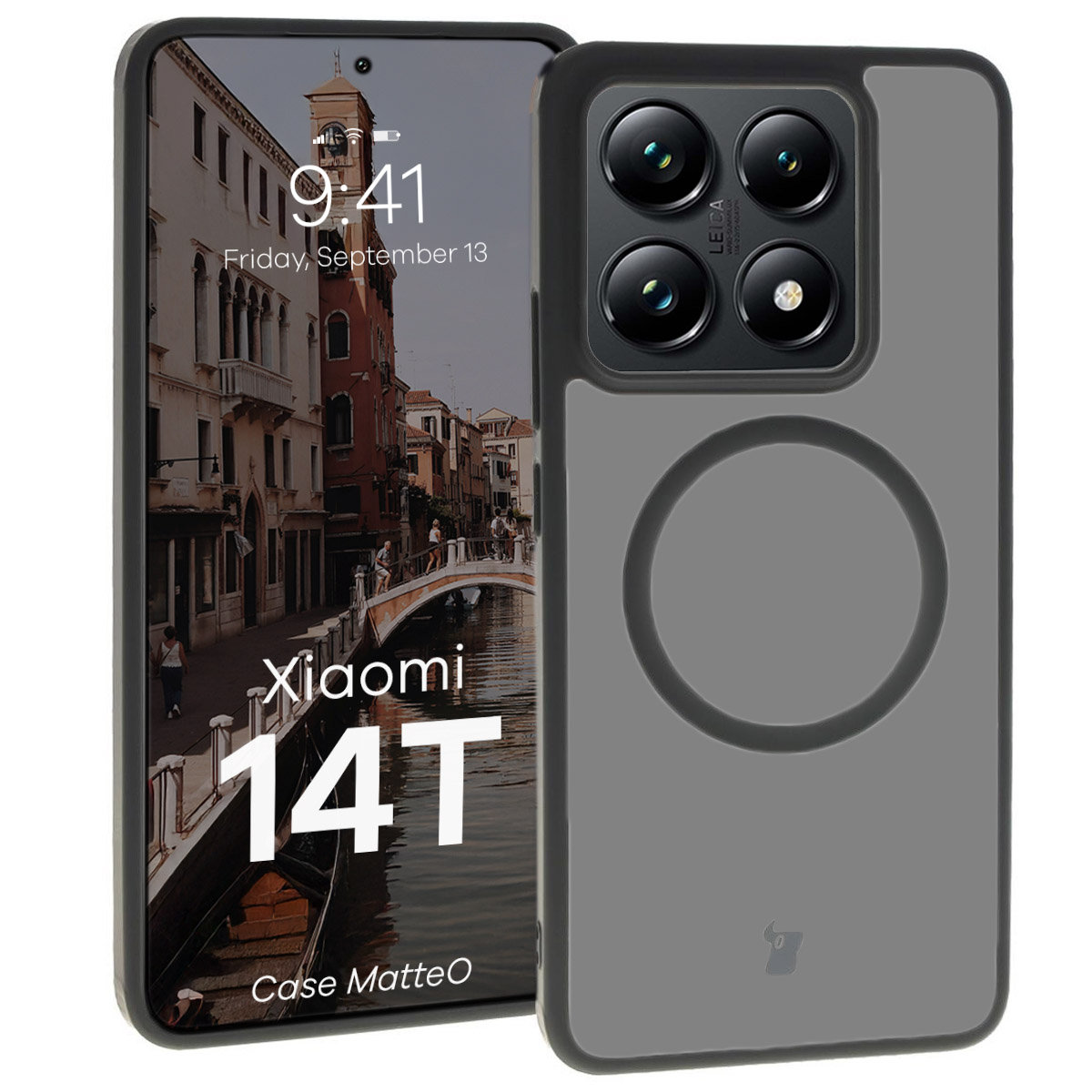 Mattes Etui Bizon Case MatteO für Xiaomi 14T